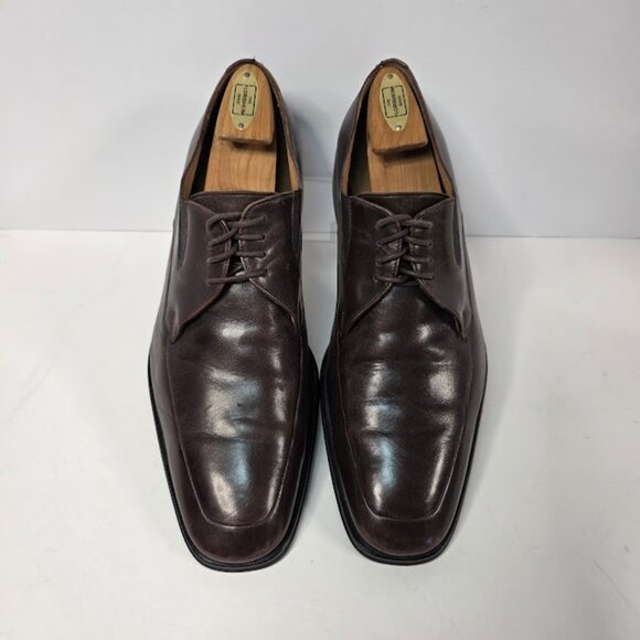 Bruno Magli Ranuncolo Brown Napa Leather Lace Up Derby\'s 11 main image 9